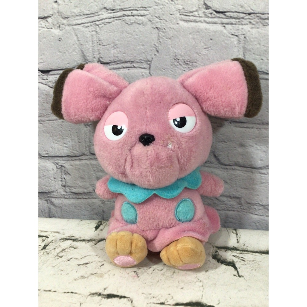 Pokemon Detective Pikachu Snubbull Plush Toy Pink WCT 7"
